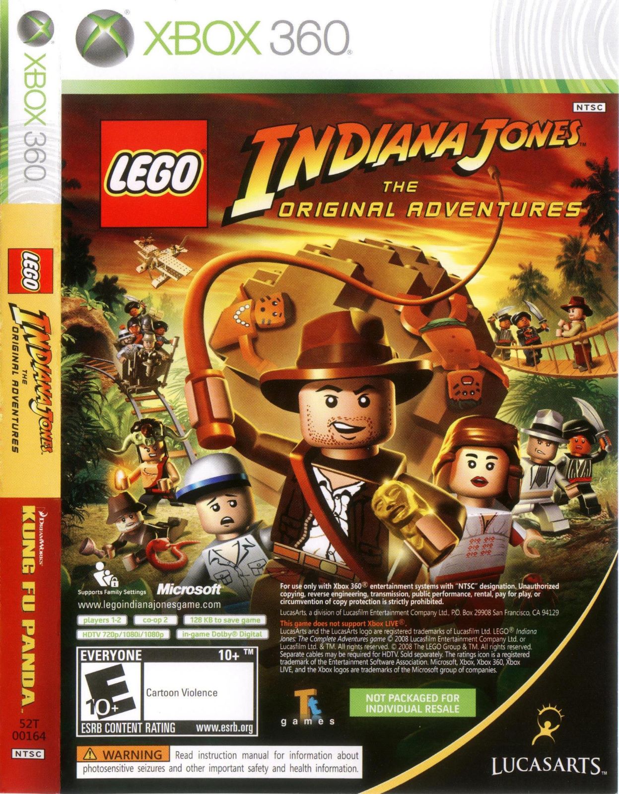 LEGO Indiana Jones and Kung Fu Panda Combo
